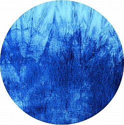 Rund matta - Cargese (blå)