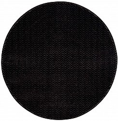Runda mattor - Pandora (svart)