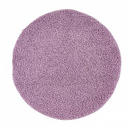 Runda mattor - Pastell (lila)