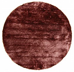 Runda mattor - Shaggy Luxe (coral pink)