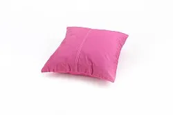 Sammetskudde (rosa) (kuddfodral) 45 x 45 cm