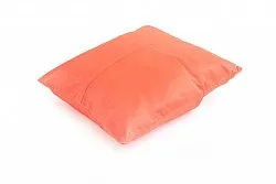 Sammetskudde (orange) (kuddfodral) 45 x 45 cm