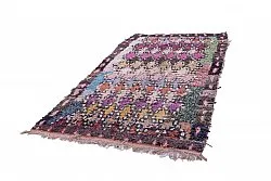 Marockansk Boucherouite-matta 270 x 145 cm