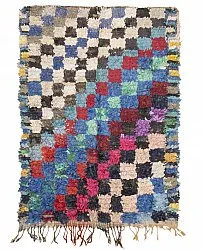 Marockansk Boucherouite-matta 225 x 155 cm