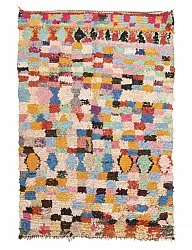 Marockansk Boucherouite-matta 235 x 160 cm