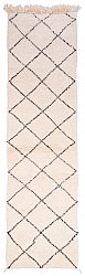 Kelimmatta Marockansk Beni Ourain-matta 305 x 85 cm