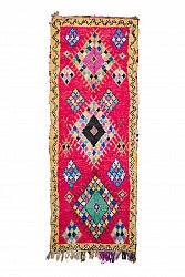 Marockansk Boucherouite-matta 335 x 125 cm