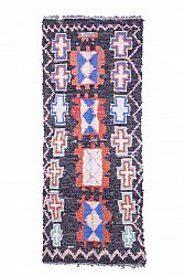 Marockansk Boucherouite-matta 275 x 105 cm