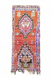 Marockansk Boucherouite-matta 220 x 105 cm