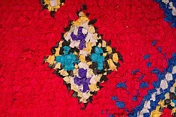 Marockansk Boucherouite-matta 170 x 300 cm