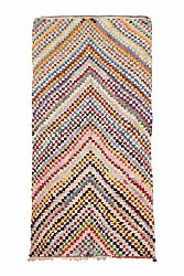 Marockansk Boucherouite-matta 300 x 145 cm