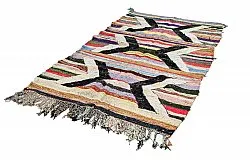 Marockansk Boucherouite-matta 125 x 230 cm