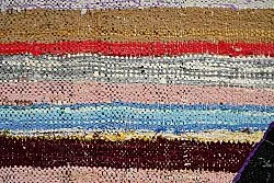 Marockansk Boucherouite-matta 125 x 230 cm