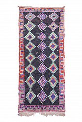 Marockansk Boucherouite-matta 300 x 135 cm