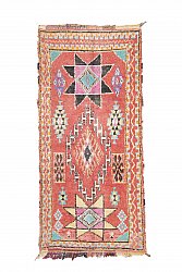 Marockansk Boucherouite-matta 275 x 130 cm