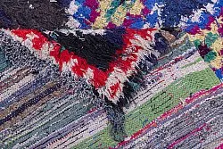 Marockansk Boucherouite-matta 265 x 140 cm
