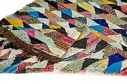 Marockansk Boucherouite-matta 125 x 225 cm