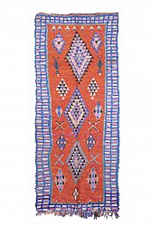 Marockansk Boucherouite-matta 315 x 130 cm
