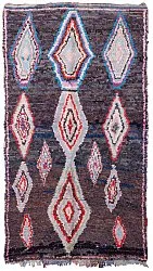 Marockansk Boucherouite-matta 270 x 150 cm