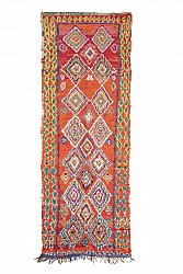 Marockansk Boucherouite-matta 285 x 100 cm