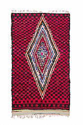 Marockansk Boucherouite-matta 255 x 145 cm