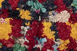 Marockansk Boucherouite-matta 255 x 125 cm