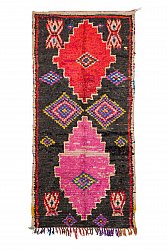 Marockansk Boucherouite-matta 315 x 145 cm