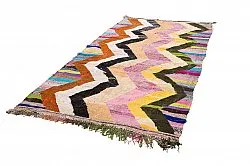 Marockansk Boucherouite-matta 145 x 290 cm
