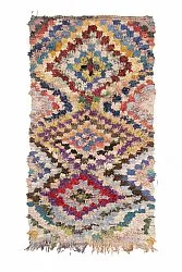 Marockansk Boucherouite-matta 230 x 125 cm