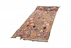 Marockansk Boucherouite-matta 255 x 100 cm