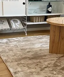 Viskosmatta - Jodhpur Special Luxury Edition (ljusgrå/beige)