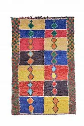 Marockansk Boucherouite-matta 255 x 160 cm