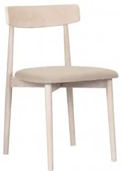 Stol - Ystad (vit ek/beige) - 2 st