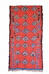 Marockansk Boucherouite-matta 345 x 175 cm