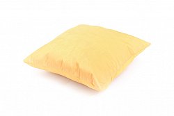 Sammetskudde (gul) (kuddfodral) 45 x 45 cm