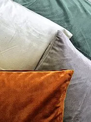 Kuddfodral Marlyn i sammet (orange)