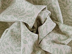 Tende - Cortina di cotone Lilja (verde)