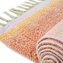 Ryamattor - Celina Natural Cotton Shaggy (rosa/beige)