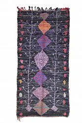 Marockansk Boucherouite-matta 285 x 135 cm