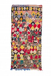 Marockansk Boucherouite-matta 250 x 115 cm