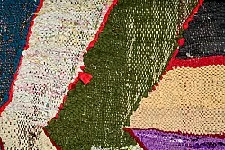 Marockansk Boucherouite-matta 140 x 250 cm