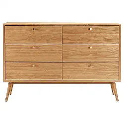 Byrå - Prime - 6 lådor (ek)