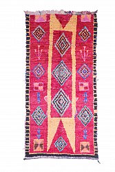 Marockansk Boucherouite-matta 295 x 145 cm