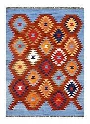 Orientalisk Matta - Hazara Kelim Hand Woven - 135 x 184 cm