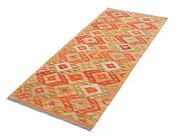 Orientalisk Matta - Vegi Kelim Hand Woven - 83 x 201 cm