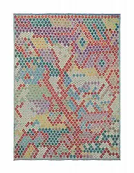 Orientalisk Matta - Vegi Kelim Hand Woven - 211 x 288 cm
