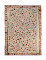 Orientalisk Matta - Vegi Kelim Hand Woven - 313 x 427 cm