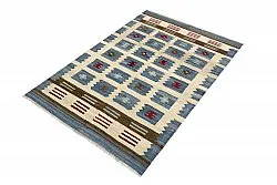 Orientalisk Matta - Vegi Kelim Hand Woven - 100 x 148 cm