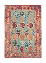 Orientalisk Matta - Vegi Kelim Hand Woven - 196 x 292 cm
