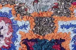 Marockansk Boucherouite-matta 200 x 125 cm